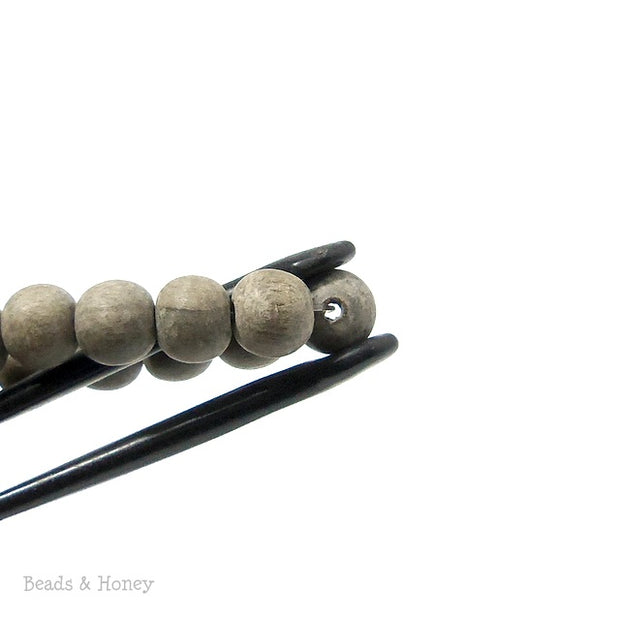 Unfinished Graywood Beads Round 8mm (16-Inch Strand)
