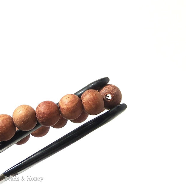 Unfinished Bayong Wood Round 8mm (16-Inch Strand)