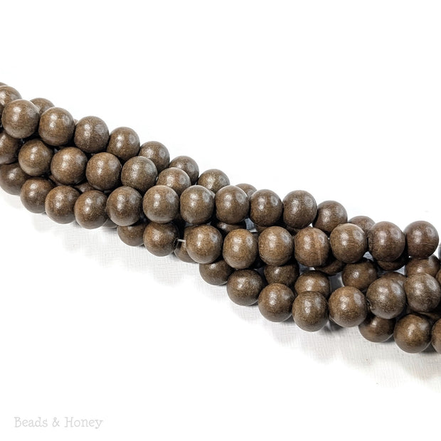 Brown Graywood Bead Round 10mm (16-Inch Strand)