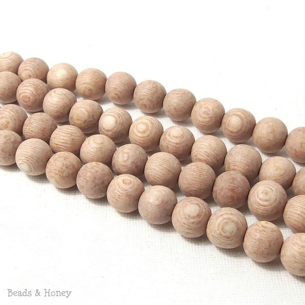 Unfinished Rosewood Round 10mm (Full Strand)